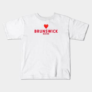 Brunswick Maine Kids T-Shirt